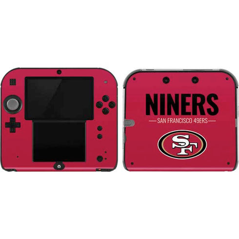 NFL San Francisco 49ers Team Motto Nintendo 2DS Skin