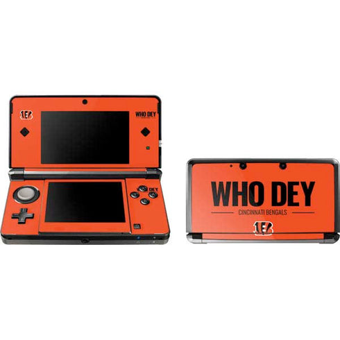 NFL Cincinnati Bengals Team Motto 3DS (2011) Skin