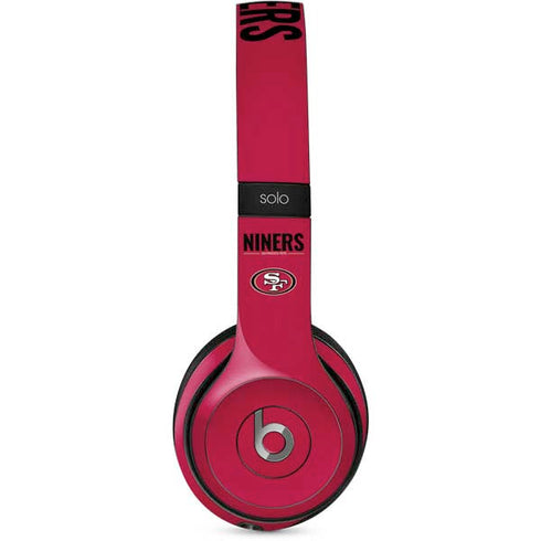 NFL San Francisco 49ers Team Motto Beats Solo 2 Wired Skin