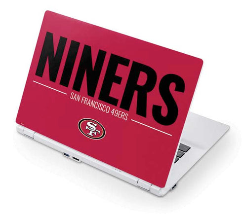 NFL San Francisco 49ers Team Motto Acer Chromebook Skin