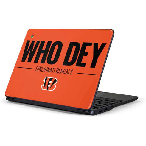 NFL Cincinnati Bengals Team Motto Samsung Chromebook Skin