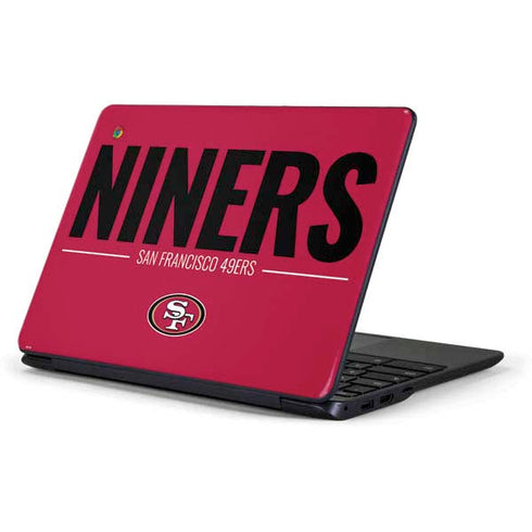 NFL San Francisco 49ers Team Motto Samsung Chromebook Skin