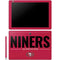 NFL San Francisco 49ers Team Motto Galaxy Book 12in Skin