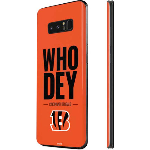 NFL Cincinnati Bengals Team Motto Galaxy Note 8 Skin