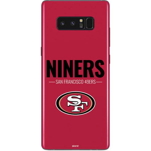 NFL San Francisco 49ers Team Motto Galaxy Note 8 Skin