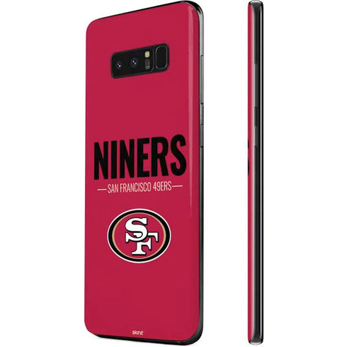 NFL San Francisco 49ers Team Motto Galaxy Note 8 Skin