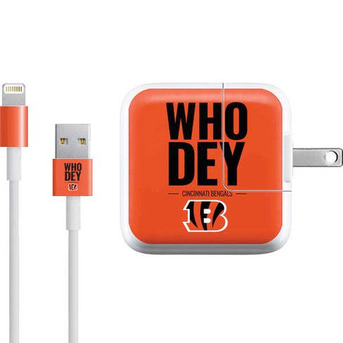 NFL Cincinnati Bengals Team Motto iPad Charger (10W USB) Skin