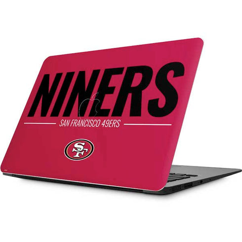 NFL San Francisco 49ers Team Motto Apple MacBook Skin