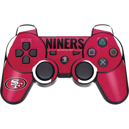 NFL San Francisco 49ers Team Motto PS3 Dual Shock wireless controller Skin