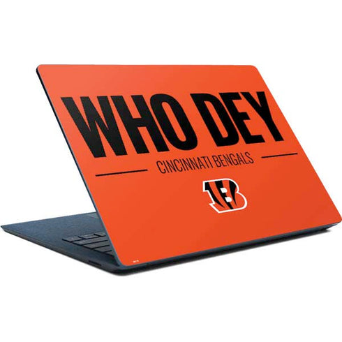 NFL Cincinnati Bengals Team Motto Surface Laptop Skin