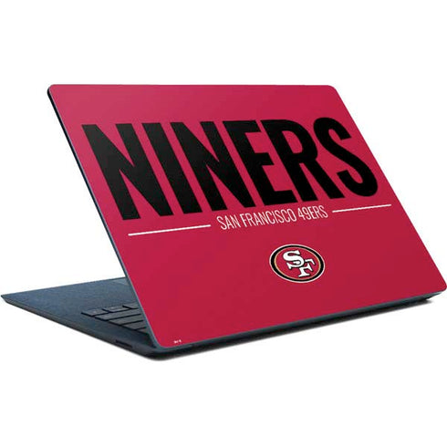 NFL San Francisco 49ers Team Motto Surface Laptop Skin