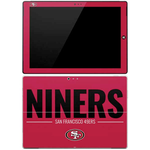 NFL San Francisco 49ers Team Motto Surface Pro 3 Skin