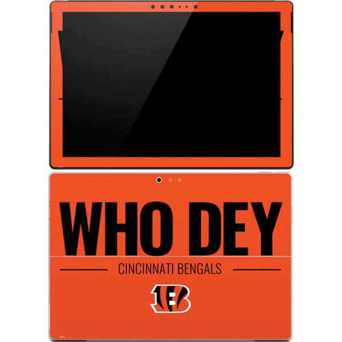 NFL Cincinnati Bengals Team Motto Surface Pro 4 Skin