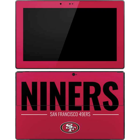 NFL San Francisco 49ers Team Motto Surface Pro Tablet Skin