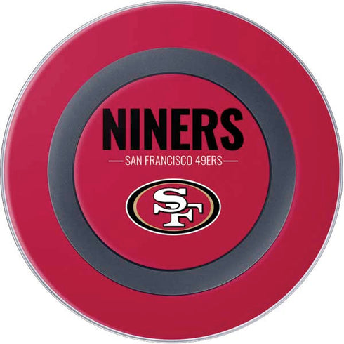 NFL San Francisco 49ers Team Motto Wireless Charger Skin