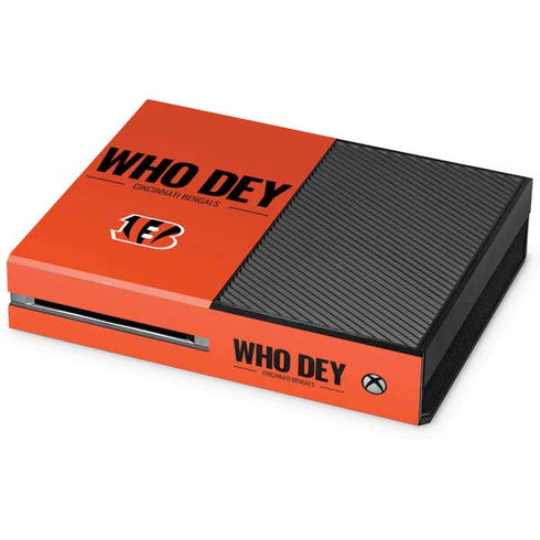 NFL Cincinnati Bengals Team Motto Xbox One Console Skin