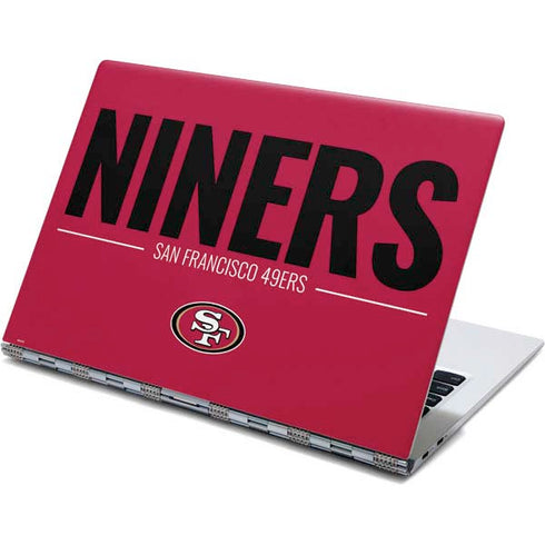 NFL San Francisco 49ers Team Motto Yoga 910 2-in-1 14in Touch-Screen Skin