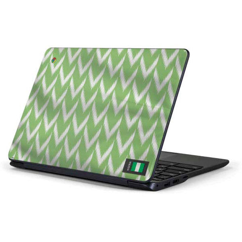 Nigeria Soccer Flag Samsung Chromebook Skin