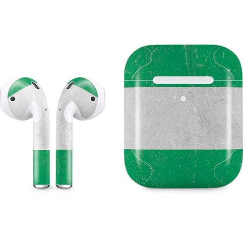 Nigeria Flag Distressed Apple AirPods 2 Skin