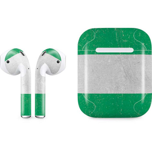 Nigeria Flag Distressed Apple AirPods Skin