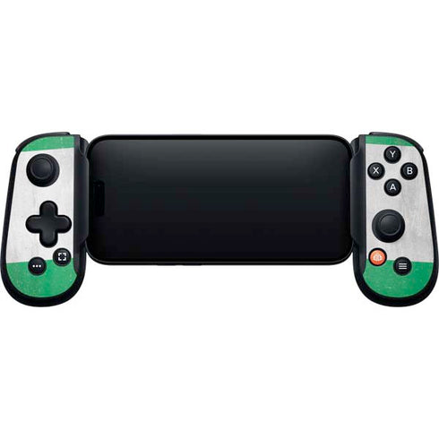 Nigeria Flag Distressed Backbone One for iPhone Game Controller Skin