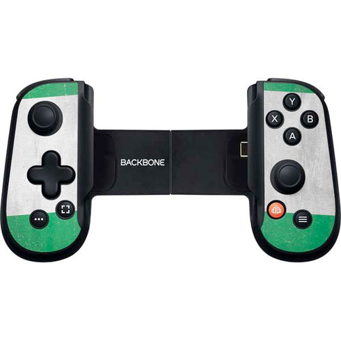 Nigeria Flag Distressed Backbone One for iPhone Game Controller Skin