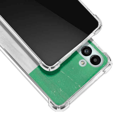 Nigeria Flag Distressed Galaxy A13 5G Clear Case