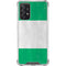 Nigeria Flag Distressed Galaxy A72 5G Clear Case