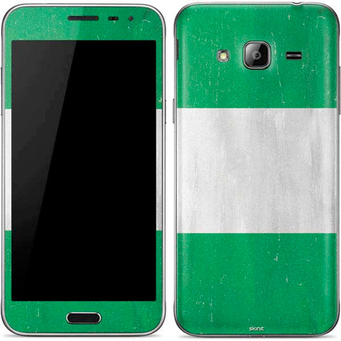 Nigeria Flag Distressed Galaxy J3 Skin