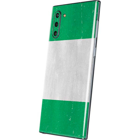 Nigeria Flag Distressed Galaxy Note 10 Skin