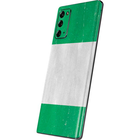 Nigeria Flag Distressed Galaxy Note20 5G Skin