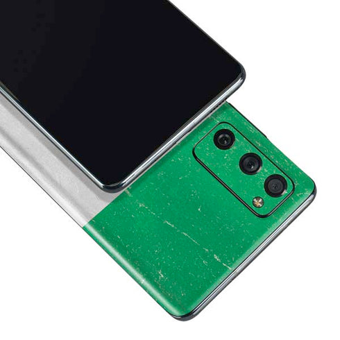 Nigeria Flag Distressed Galaxy S20 Fan Edition Skin