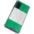 Nigeria Flag Distressed Galaxy S20 FE Clear Case