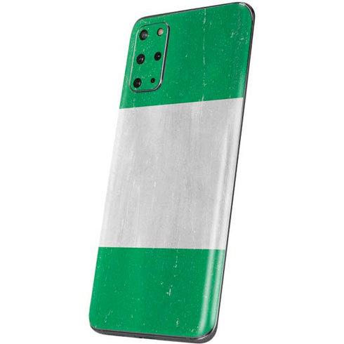 Nigeria Flag Distressed Galaxy S20 Plus Skin