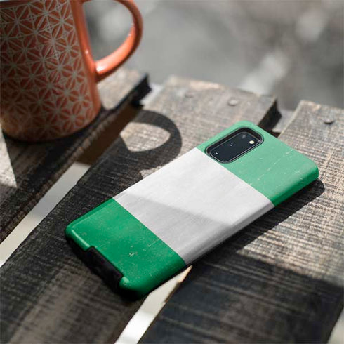 Nigeria Flag Distressed Galaxy S20 Pro Case
