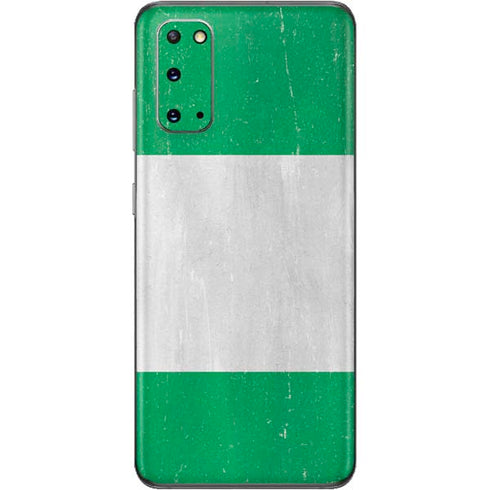 Nigeria Flag Distressed Galaxy S20 Skin