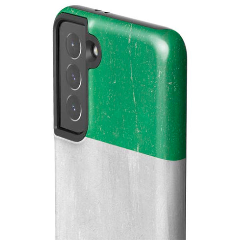 Nigeria Flag Distressed Galaxy S21 5G Pro Case