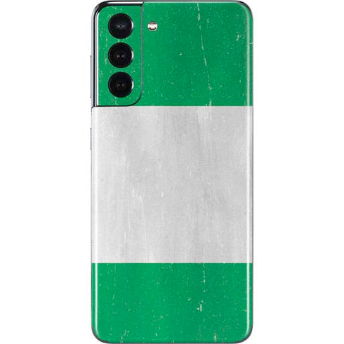 Nigeria Flag Distressed Galaxy S21 5G Skin