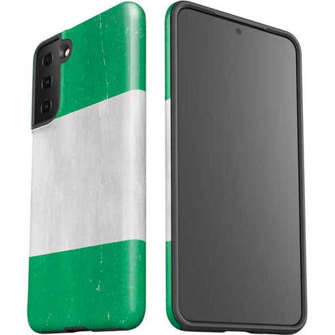 Nigeria Flag Distressed Galaxy S21 Plus 5G Pro Case