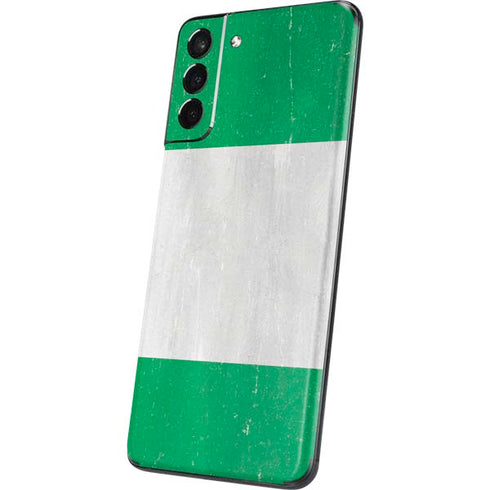 Nigeria Flag Distressed Galaxy S21 Plus 5G Skin