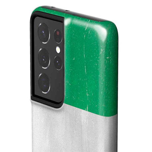Nigeria Flag Distressed Galaxy S21 Ultra 5G Pro Case
