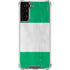 Nigeria Flag Distressed Galaxy S22 Plus Clear Case