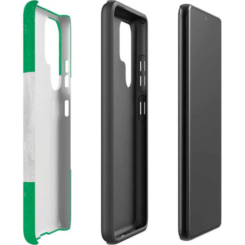 Nigeria Flag Distressed Galaxy S22 Ultra Pro Case