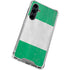 Nigeria Flag Distressed Galaxy S23 FE Clear Case