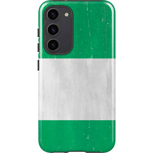 Nigeria Flag Distressed Galaxy S23 Plus Pro Case
