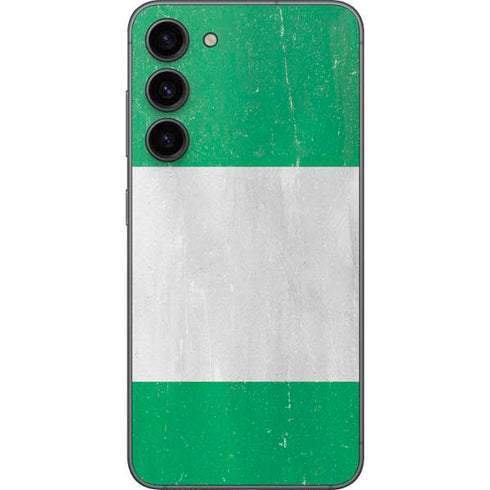 Nigeria Flag Distressed Galaxy S23 Plus Skin