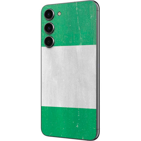 Nigeria Flag Distressed Galaxy S23 Plus Skin