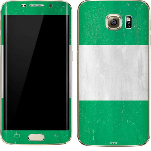 Nigeria Flag Distressed Galaxy S7 Edge Skin