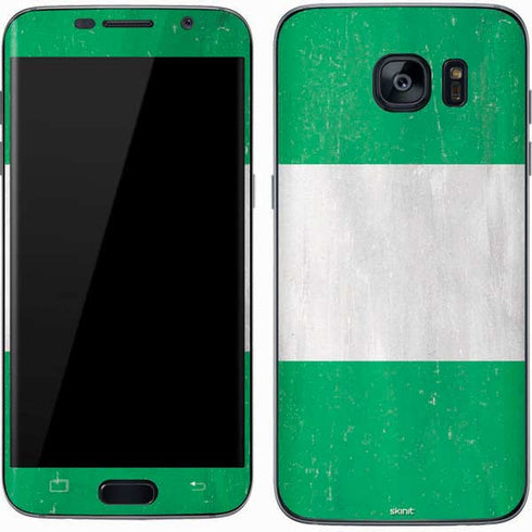 Nigeria Flag Distressed Galaxy S7 Skin