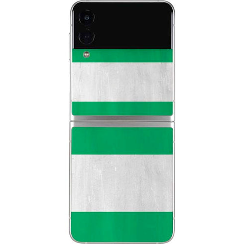 Nigeria Flag Distressed Galaxy Z Flip4 5G Skin